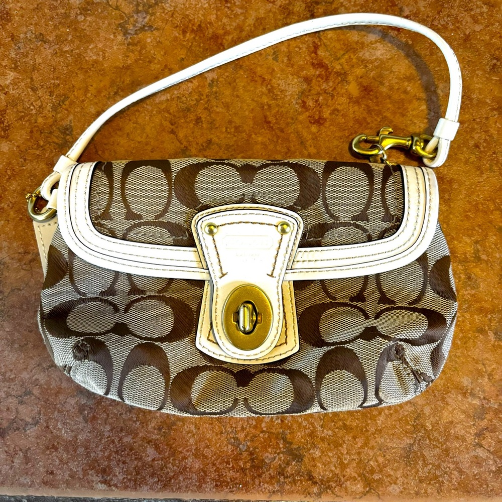 Little coach bag (looks like large wristlet)
Lightly used